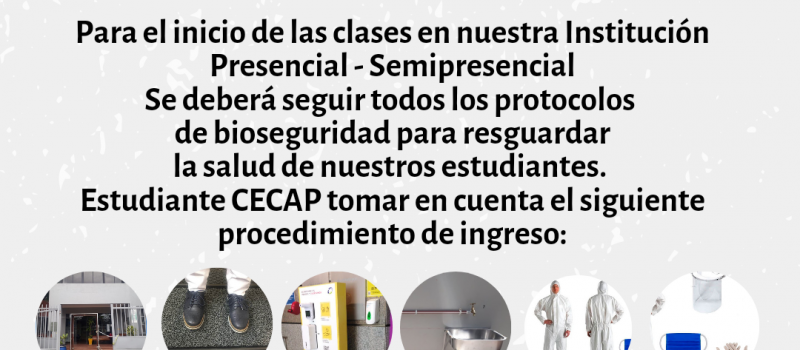 Inicio de Clases CECAP